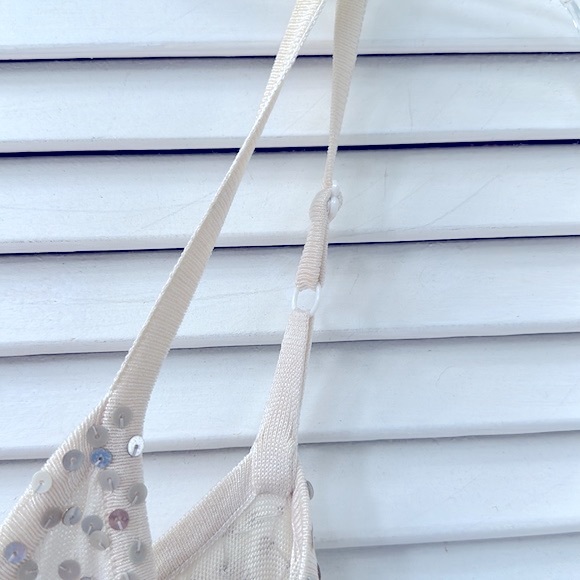 INC Ruffle Sequin Top - Picture 5 of 6